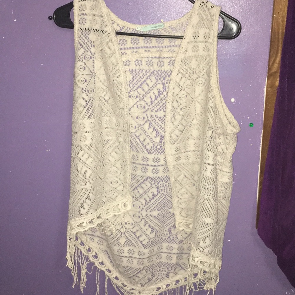 Sleeveless cardigan
